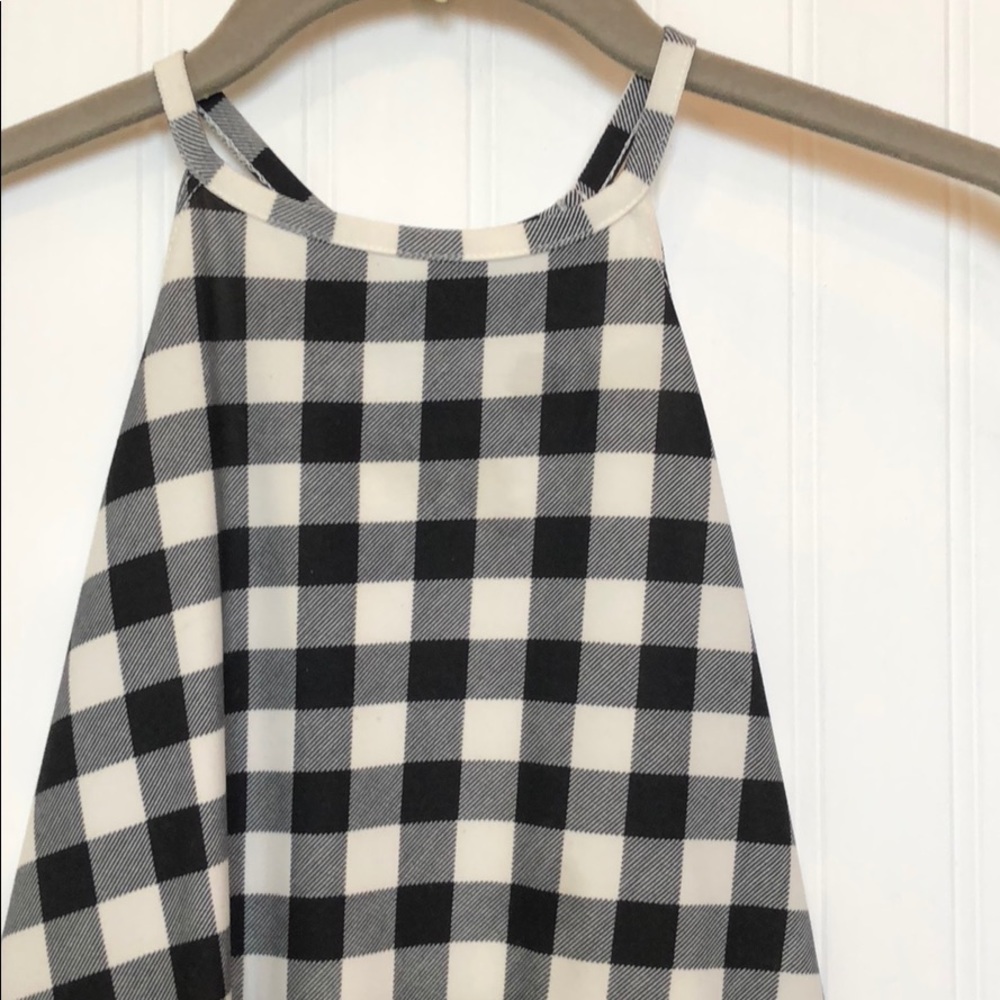 UO Gingham Peplum Tank - Picture 5 of 5